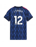 Arsenal Jurrien Timber #12 Venkovní Dres pro Dámské 2025-26 Krátký Rukáv